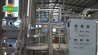 Tiantai turnkey craft beer brewing solution: combined brewhouse #beer #brewery #equipment #Tiantai