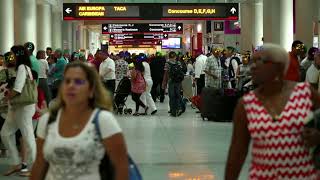 Crowd Counting using Deep Learning (airport)