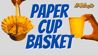 How to Make a Paper Basket for Your Home Decor | DIY Origami Paper Basket | Paper Basket Craft Idea