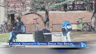 Why some are staying on Purdue campus as break begins