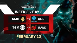 AMB vs QOR - Challengers NA - Swiss Week 3 - Map 2 Haven