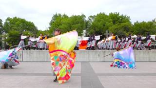 同志社よさこいサークル　よさ朗　「空逢」 KOBE ALIVE 2016　2日目　湊川公園