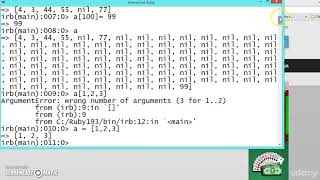 112 Learn python and ruby programming:- Push and Pop in arrays