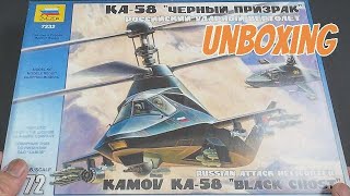 Zvezda 1/72 KA-58 Black Ghost 7232 Unboxing