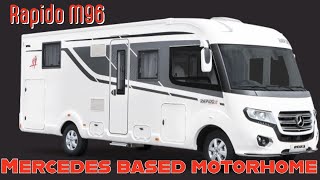 2023 Mercedes motorhome with adjustable queen bed. Rapido M96