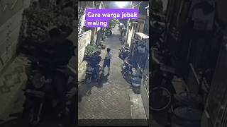 Cara warga menjebak maling | #viral #trendingshorts #shorts