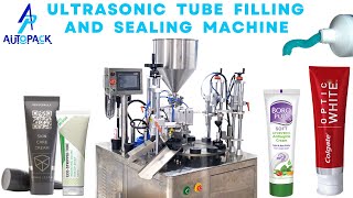 Ultrasonic soft tube filling and sealing machines.