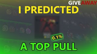 CSGORoll - From free daily cases to huge profit - I predicted a top pull (0.1% chance) - GIVEAWAY