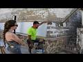 Dream Patio Build - Fixing The Ugly Wall - Rendering & Tiling Solo + Aferiy P210 Review