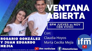 IFMNOTICIAS.COM ((EN VIVO)) – VENTANA ABIERTA – HOY LOS CANDIDATOS A LOS CMJ DEL CENTRO DEMOCRATICO