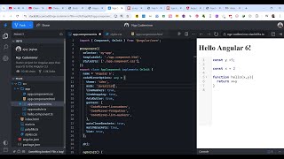 Angular Codemirror Syntax Highlighter Example to Display Source Code in Browser Using TypeScript