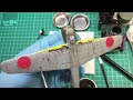 eng sub full build ija type5 fighter kawasaki ki 100 aoshima 1 72 no airbrush step by step