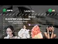 BLACKPINK's Solo Careers | Spotify Philippines Songs Chart History (2018-2024)