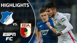 USMNT’S Ricardo Pepi makes Augsburg debut in loss to Hoffenheim | Bundesliga Highlights | ESPN FC