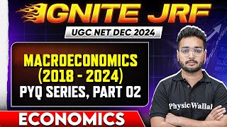 Macroeconomics (2018 - 2024) Part 2 : PYQ Series | UGC NET Economics | UGC NET Dec 2024 | Umesh Sir