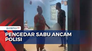 Tak Mau Ditangkap, Pengedar Sabu di Serdang Bedagai Ancam Polisi dengan Senjata Tajam