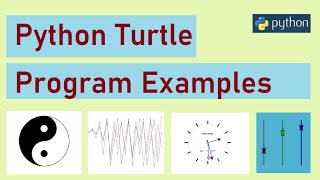 Python Turtle Program Examples | #highblix