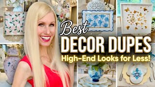 *I SAVED THOUSANDS* BEST HIGH-END HOME DECOR DUPES! DIY DESIGNER LOOK For LESS!