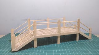Membuat Jembatan Dari Stik Es Krim || Make a bridge of ice cream sticks