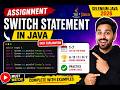 185. Assignment - Solve a program using switch statement in Java (Selenium Java 2026)