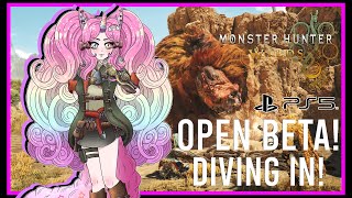 Let's GO!!! | Monster Hunter Wilds Open Beta Diving In (PS5 Early Access)