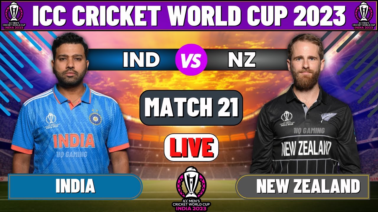 Live: IND Vs NZ , ICC World Cup 2023 | Live Match Center | India Vs New ...