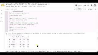 CeMDS Python講座 4.2　CSVファイルを読み書きしてみよう