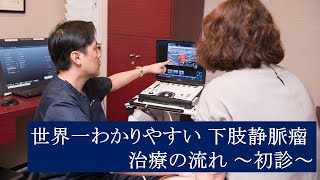 下肢静脈瘤の初診から治療までの流れを動画で解説しました