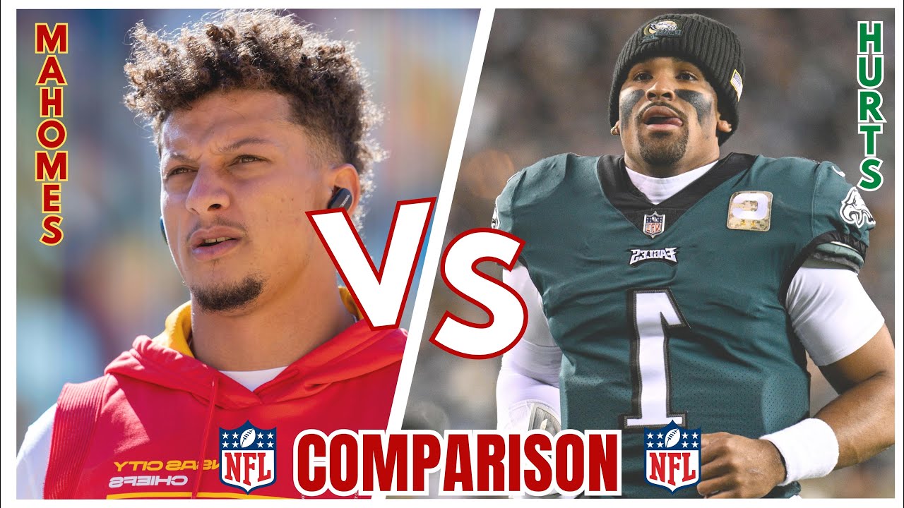 PATRICK MAHOMES VS JALEN HURTS // NFL CAREER STATS COMPARISON - YouTube