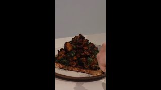 Vegan BBQ Tempeh & Kale On Toast