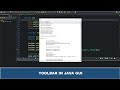 Java GUI Tutorial #60 - Create A ToolBar Using JToolBar Class In Java GUI Swing