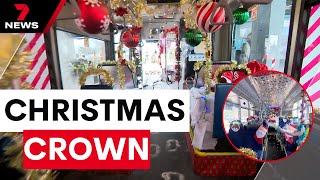 Best decorated Christmas bus of 2024 | 7NEWS