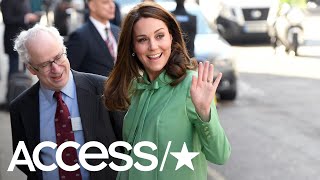 Kate Middleton Glows In Green At One Of Her Final Public Engagements Before Giving Birth | Access