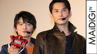 濱田龍臣、“先輩”ウルトラマン石黒英雄の激励に「泣いても大丈夫ですか」　「劇場版　ウルトラマンオーブ　絆の力、おかりします！」舞台あいさつ2