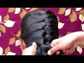 FRENCH BRAID BRAIDED HAIRSTYLE || FRENCH BRAID LACE HAIRSTYLE