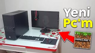 Yeni BİLGİSAYAR Aldım!🎉 (Yüzüm gözükmedi umarım) - Minecraft