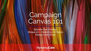 Eloqua User Group | AsiaPac | Campaign Canvas 101