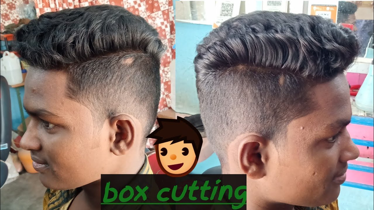 Men S Box Cut Hairstyle Youtube