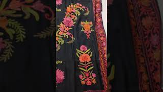 Skhoza Kashmiri Embroidered woollen Shawl #skhoza.com