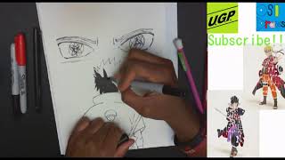 OsiDraws Sasuke Uchiha(Black and White)