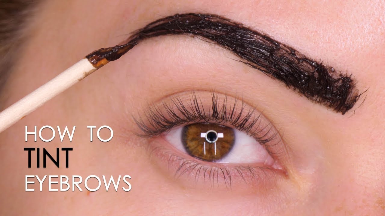 How To Tint Eyebrows Without Makeup Saubhaya Makeup