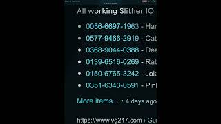 Slither.io codes 2022