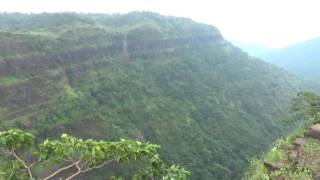 The Valley of Bhimkund waterfall Chikhaldara Melghat Maharashtra India