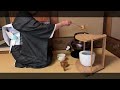 japanese tea ceremony 風炉薄茶点前 扇棚