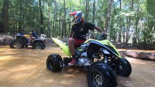 raptor 700r trail ride sunny side atv paradise