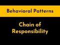 The Chain of Responsibility Pattern Explained & Implemented | Behavioral Design Patterns | Geekific