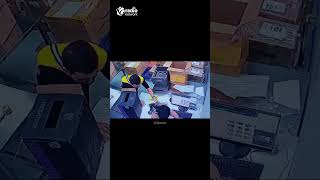 PRASTOWO YUSTINUS UNGGAH REKAMAN CCTV PERUGAS DHL UNBOXING PAKET MEGATRON MILIK MEDY RENALDY #SHORTS