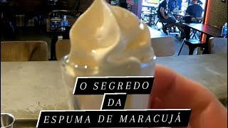 Como fazer espuma de maracujá - descubra o segredo. #bar #bartender #drink