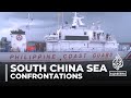 South China Sea tensions: Confrontation between China and Philippines