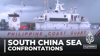 South China Sea tensions: Confrontation between China and Philippines